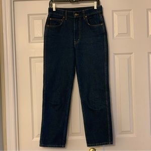 B Sides Jeans, size 27, NWOT, 100% cotton, Dark Denim color, Zipper fly